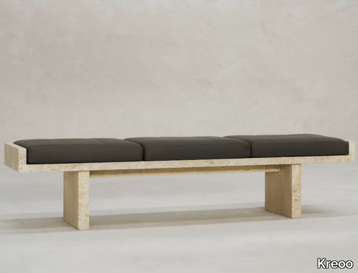 EVER - Travertine bench _ Kreoo