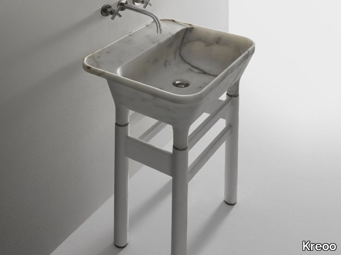 LOTO - Freestanding marble washbasin _ Kreoo