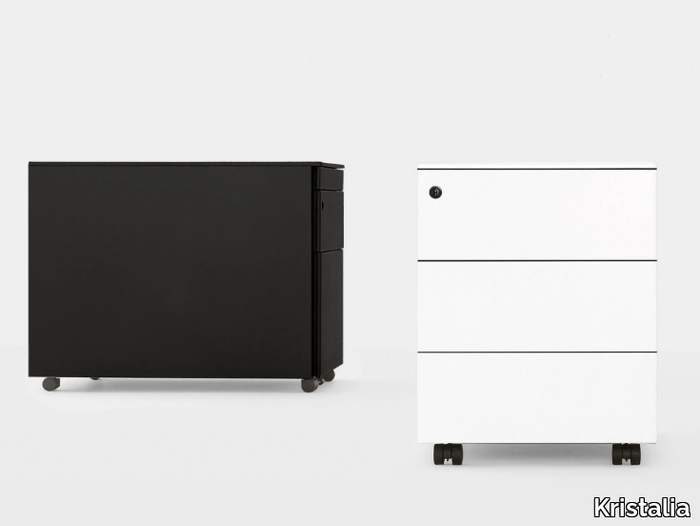 BUREAU - Office drawer unit with castors _ Kristalia