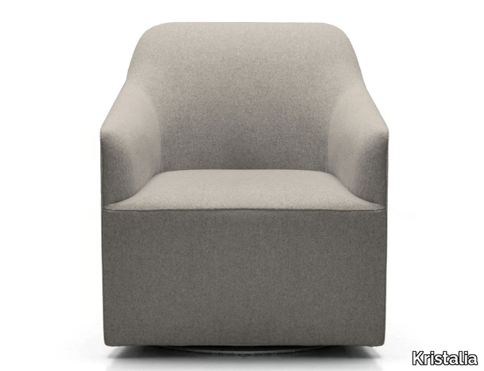 FLAP - Fabric easy chair with armrests _ Kristalia