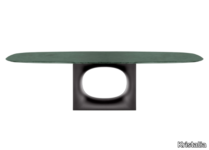 HOLO - Oval living room table _ Kristalia