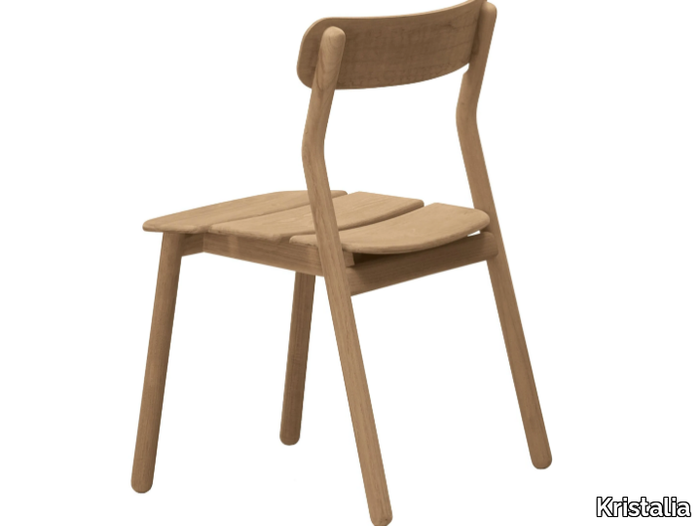 STRIA - Teak garden chair _ Kristalia