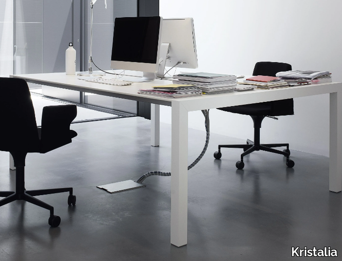 SUSHI WORKSTATION - Rectangular workstation desk _ Kristalia