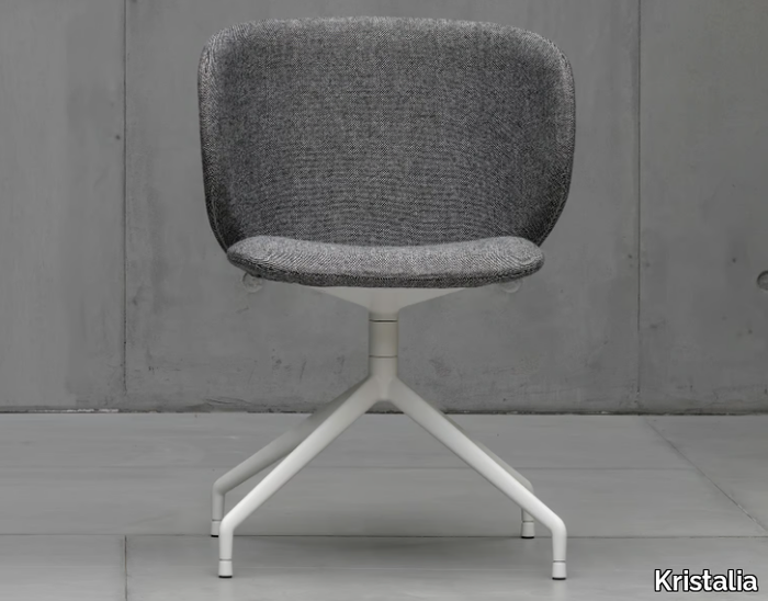 DUA - Swivel upholstered chair _ Kristalia