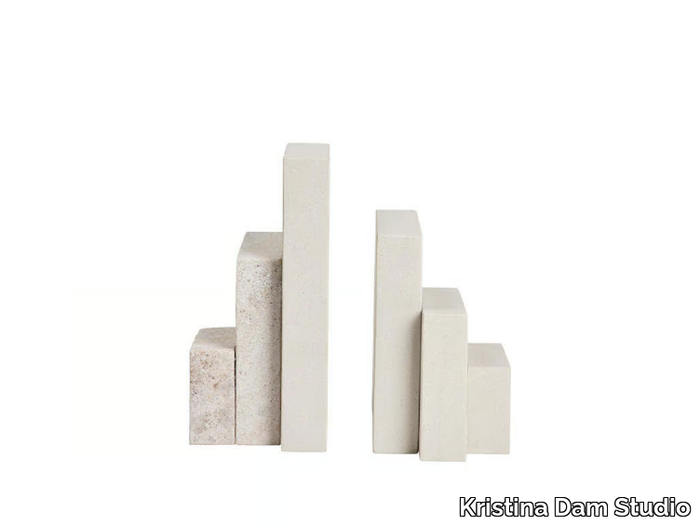 BOOKEND SCULPTURE - Natural stone bookend _ Kristina Dam Studio