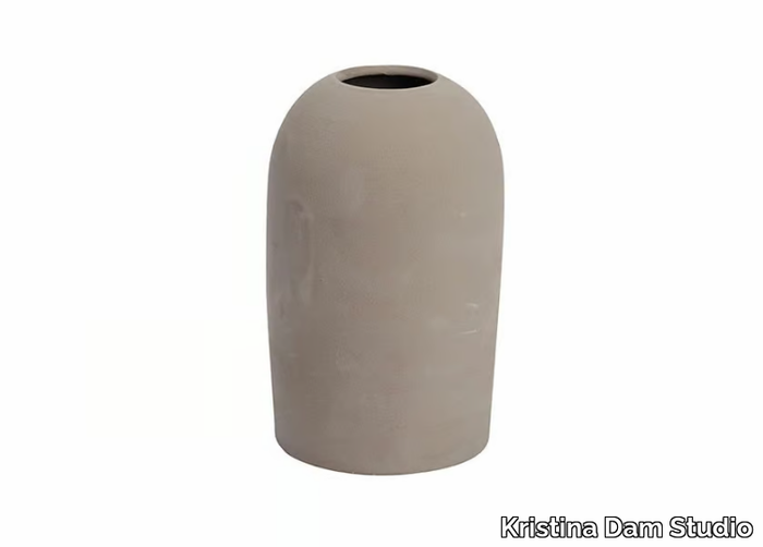 DOME VASE MEDIUM - Contemporary style stone vase _ Kristina Dam Studio