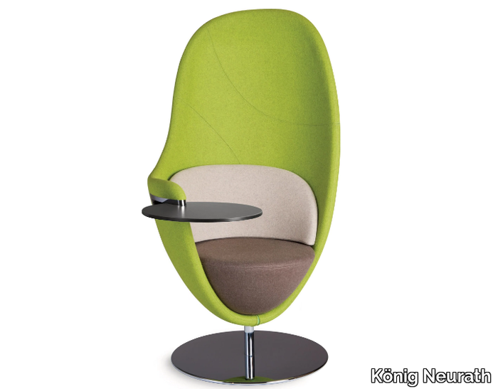 NET.WORK.PLACE - Swivel high-back armchair _ König Neurath