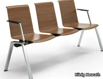 PUBLICA - Freestanding beam seating with armrests _ König Neurath