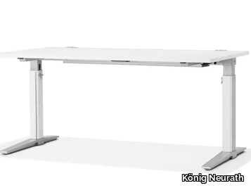 TALO.S - Height-adjustable rectangular workstation desk _ König Neurath