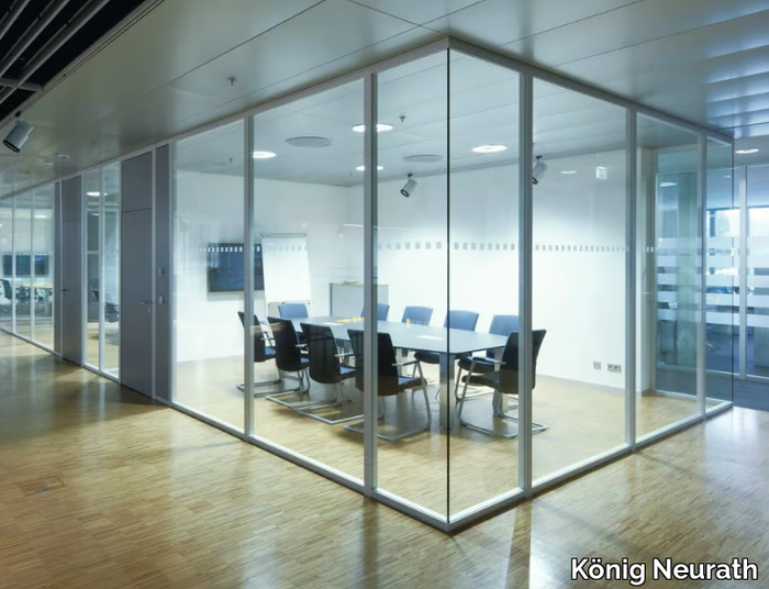 H68 - Sliding glass office partition _ König Neurath