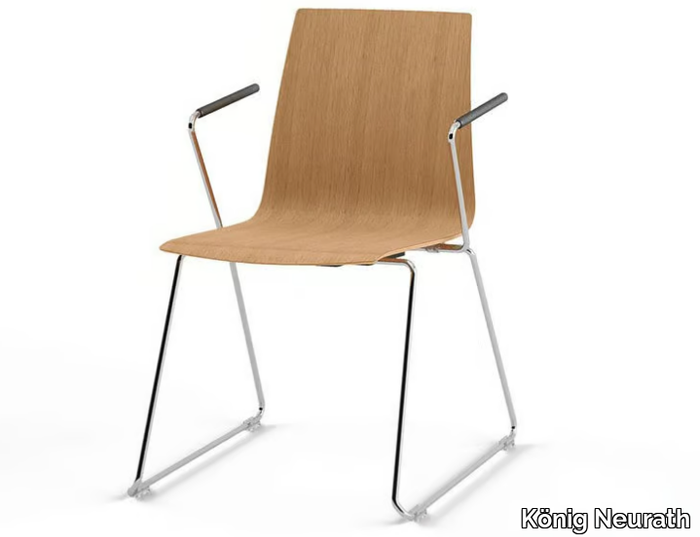 MOVE.ME - Sled base reception chair _ König Neurath