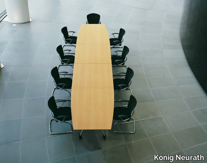 SUMMA - Folding meeting table with castors _ König Neurath