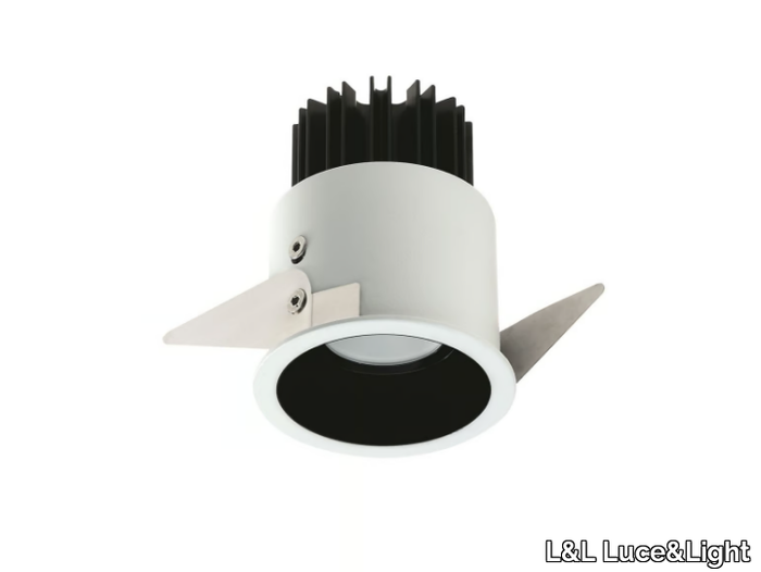 Turis 1.3 - Recessed LED round aluminium spotlight _ L&L Luce&Light