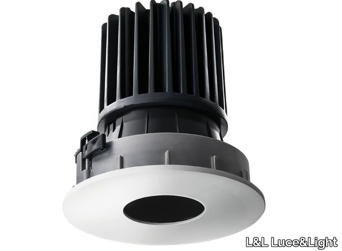 COMBINA D 4.0 - Recessed LED round aluminium spotlight _ L&L Luce&Light