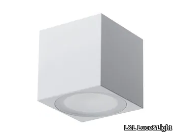 Cube C 1.3 - LED aluminium outdoor ceiling light _ L&L Luce&Light