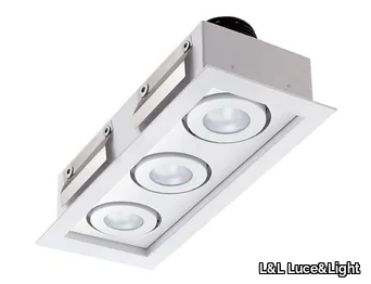 Quad Maxi 3.3 - Recessed LED multiple spotlight _ L&L Luce&Light