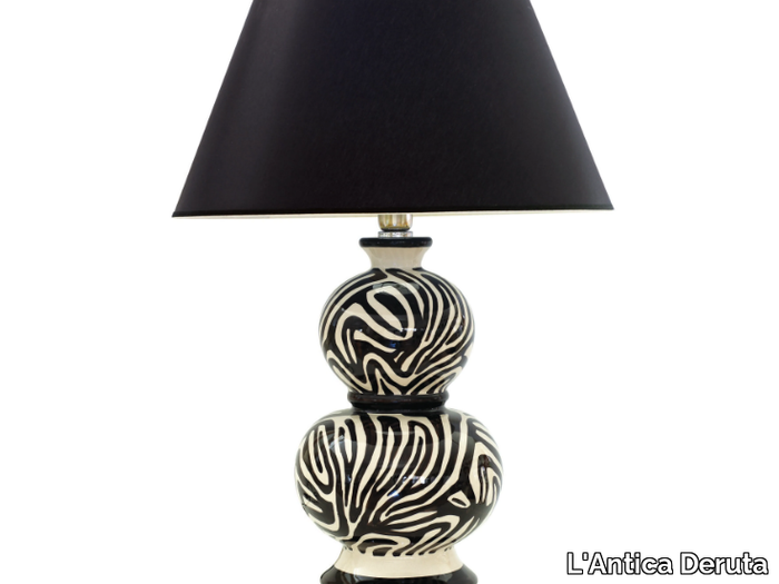 ANIMALIER - Ceramic table lamp _ L'Antica Deruta