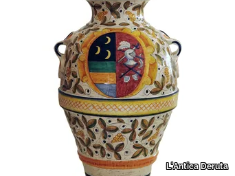 GA/37 - Handmade ceramic vase _ L'Antica Deruta