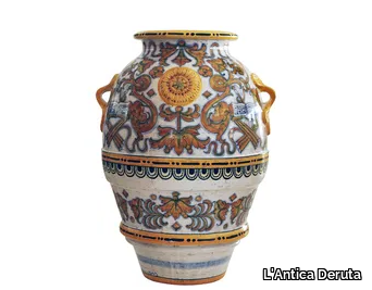 GA/38 - Handmade ceramic vase _ L'Antica Deruta