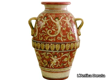 GA/AP/R/1062/80 - Handmade ceramic vase _ L'Antica Deruta