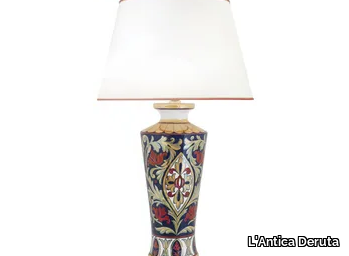 LUSTRO ANTICO - Handmade ceramic table lamp _ L'Antica Deruta