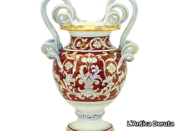 LUSTRO RUBINO - Ceramic vase _ L'Antica Deruta