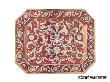 LUSTRO RUBINO - Ceramic wall decor item / centerpiece _ L'Antica Deruta