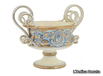 ZODIACO ORO - Ceramic centerpiece _ L'Antica Deruta