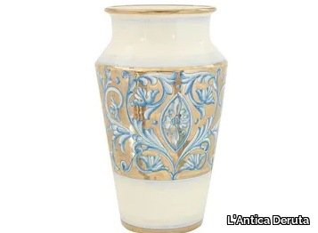 ZODIACO ORO - Ceramic umbrella stand / vase _ L'Antica Deruta