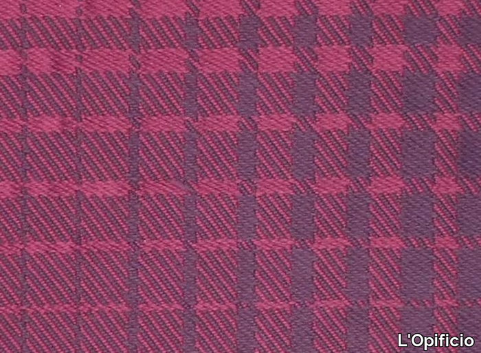 REFUGE TARTAN - Jacquard fabric with graphic pattern _ L'Opificio