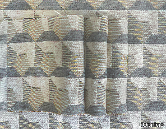 RELIEF - Jacquard fabric with graphic pattern _ L'Opificio