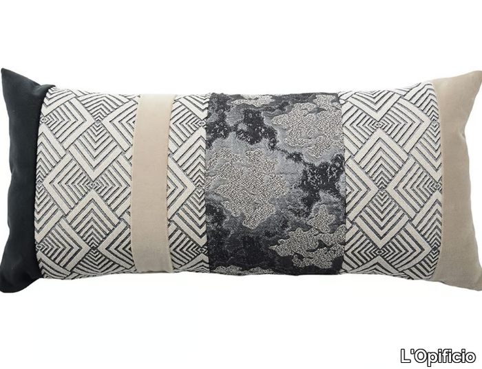 BAGUETTE 046-16 - Rectangular fabric cushion _ L'Opificio