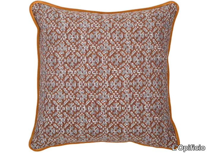 CARRÉ 3088 - Motif square fabric cushion _ L'Opificio