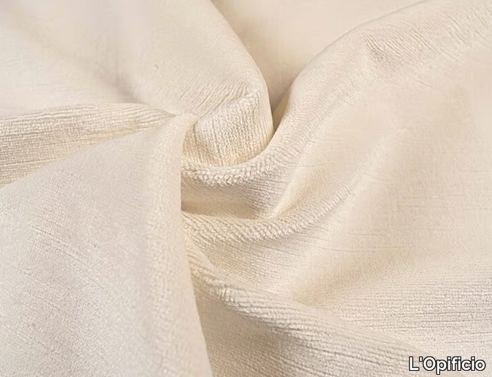 LINEN VELVET - Solid-color velvet fabric _ L'Opificio