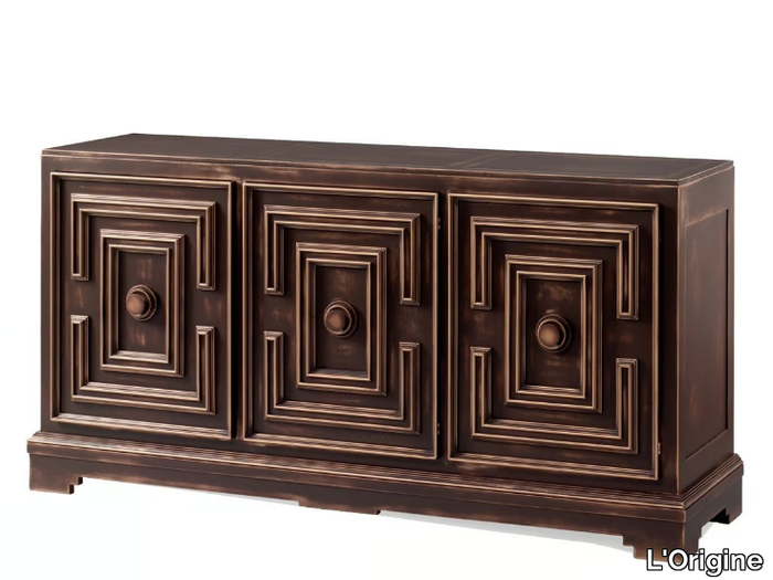 AERIS - Cherry wood sideboard with doors _ L'Origine