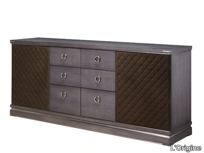 FLORENCE - Nabuk sideboard with drawers _ L'Origine