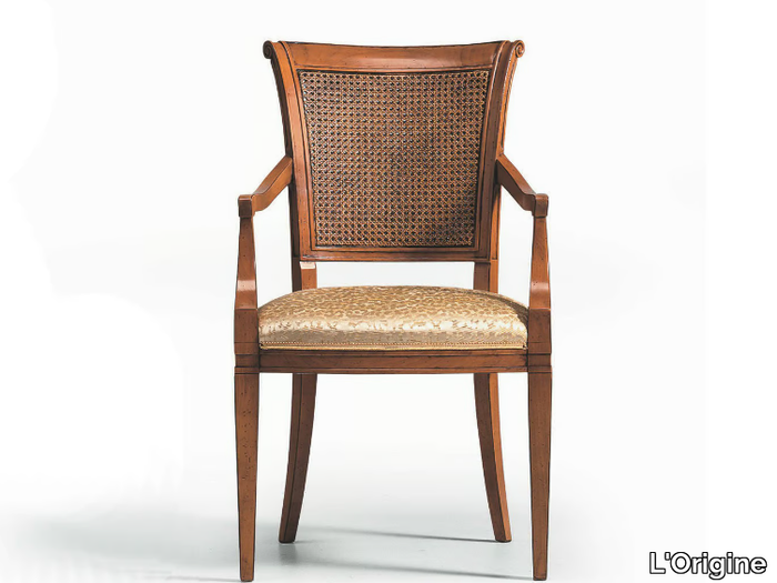 K10466 - Cherry wood chair with armrests _ L'Origine