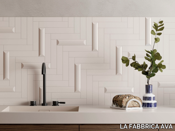 UP WHITE - White-paste 3D Wall Cladding _ LA FABBRICA AVA