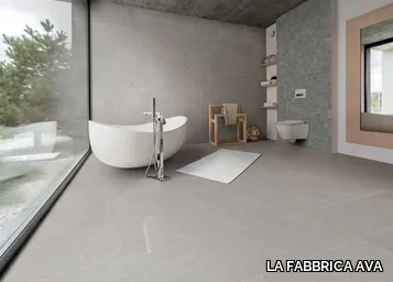 ARDESIA BIANCO - Indoor/outdoor porcelain stoneware flooring with stone effect _ LA FABBRICA AVA