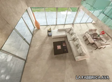 SKYLINE BEIGE - Porcelain stoneware wall/floor tiles with concrete effect _ LA FABBRICA AVA