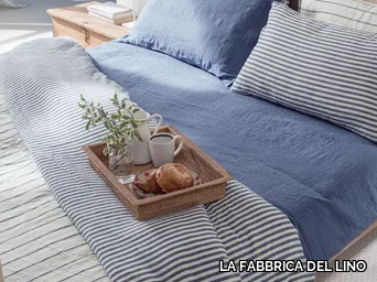 LINEE - Striped reversible duvet cover _ LA FABBRICA DEL LINO