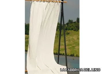 TESSUTO&PIZZO - Solid-color linen fabric for curtains _ LA FABBRICA DEL LINO