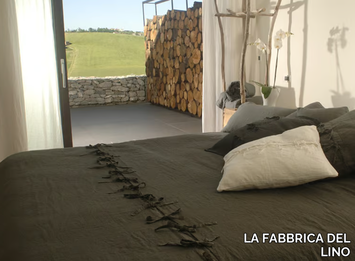 LACCETTI - Solid-color linen bedding set _ LA FABBRICA DEL LINO