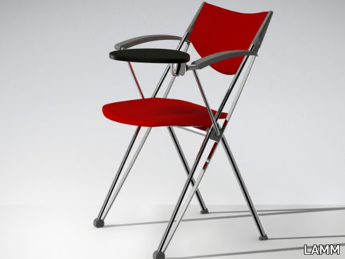 CONPASSO - Folding training chair with writing tablet _ LAMM