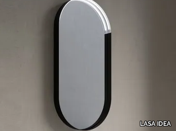 LONG ISLAND - Oval mirror with integrated lighting _ LASA IDEA