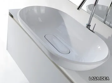 BOOSTER - Countertop oval washbasin _ LASA IDEA