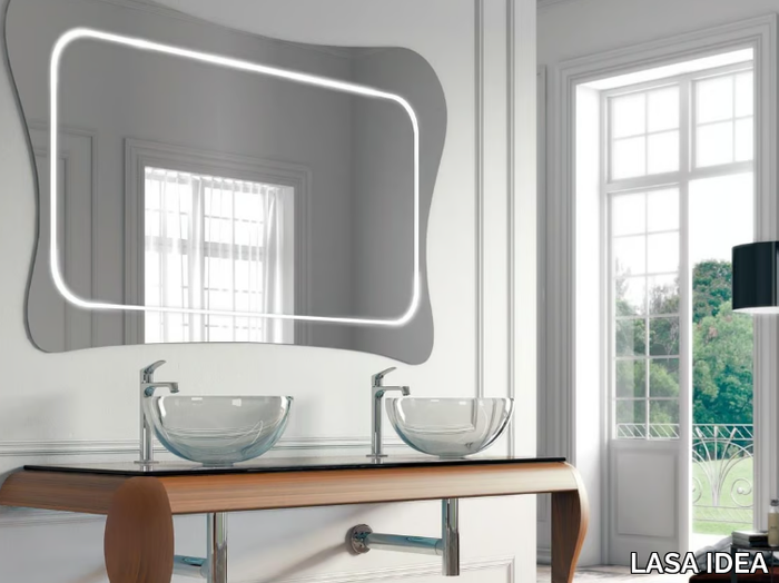 GAUDÌ AIR 02 - Double ash console sink _ LASA IDEA