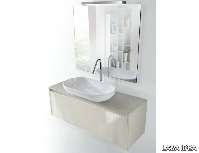 METROPOLIS 26 - Wall-mounted vanity unit _ LASA IDEA