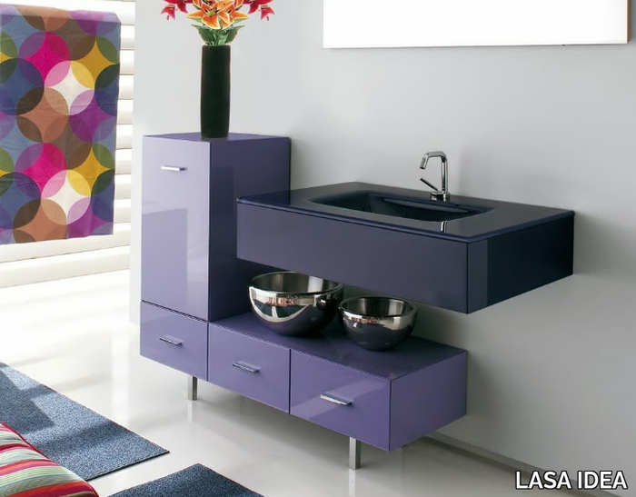 MARIPOSA 18 - Sectional vanity unit with drawers _ LASA IDEA