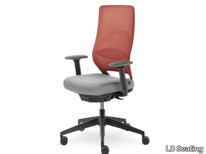 ARCUS 240 BO - Swivel office chair with 5-Spoke base with armrests _ LD Seating